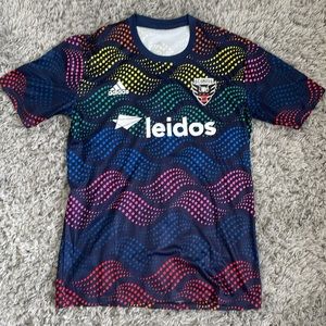 DC UNITED ADIDAS jersey Multicolor Pride Design Size Large New No Tags 2019